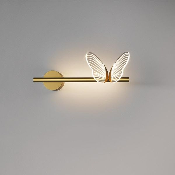 

wall lamp post modern acrylic butterfly lamps luxury interior sconce lights living room bedroom led art deco light fixtures