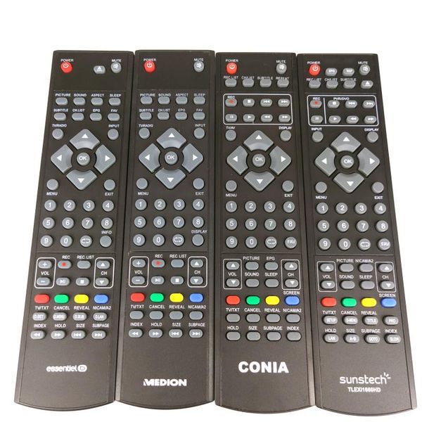 

remote controlers original for essentiel conia medion sunstech tv control