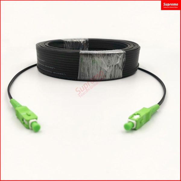 

fiber optic equipment sc/apc-sc/apc outdoor drop cable sc apc singlemode sm simplex ftth patch jumper 10m-50m