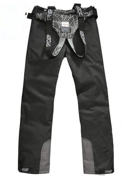 

new the spider men outdoors waterproof warm ski suit pants 2in1 pants, Black