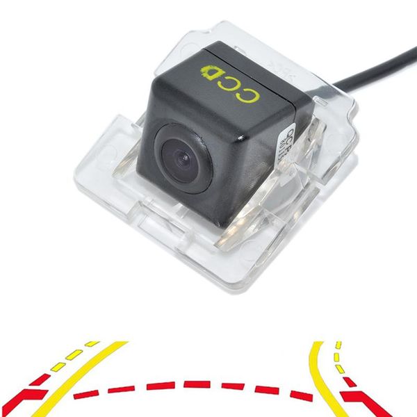 

car rear view cameras& parking sensors intelligent dynamic trajectory tracks line reverse rearview mirror camera for mitsubishi outlander 20