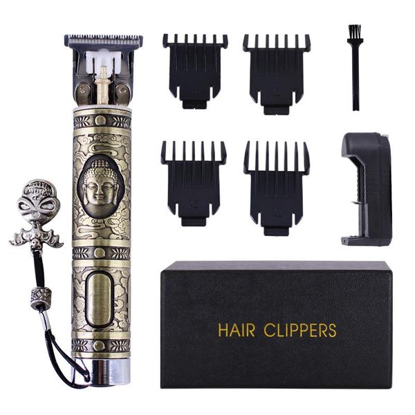 

hair scissors usb bronze buddha clipper cordless outliner grooming close cutting t-blade trimmer constant speed carbon-steel head