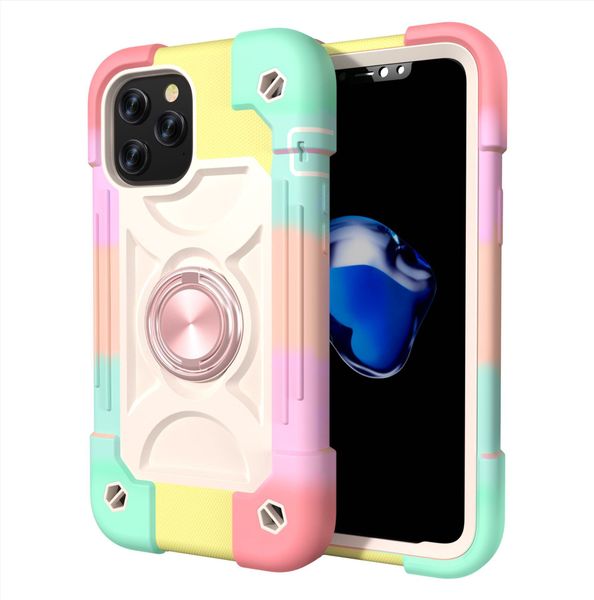 

suitable for iphone 12 four corner three anti dazzle ring bracket apple 13 mobile phone protective case
