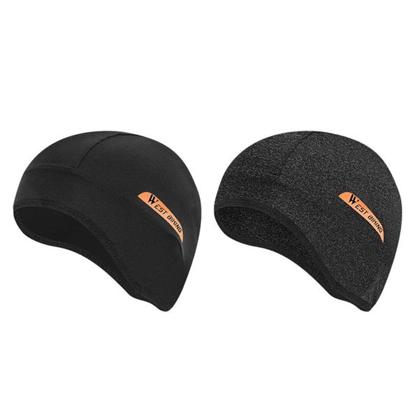 

cycling caps & masks cooling sport skull cap hat football beanie bandana headwear breathable, Black