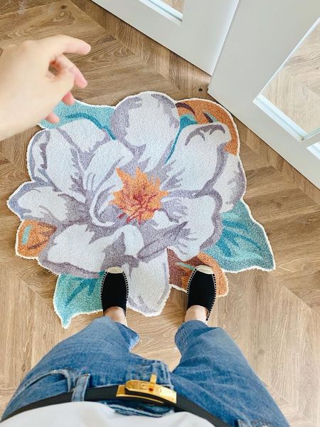 

carpets 100% wool girlish camellia carpet