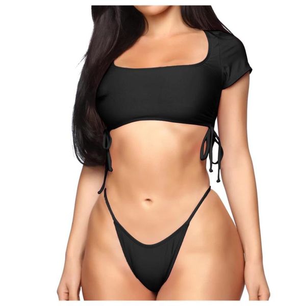 

women's swimwear bikinis bikini young style women 2021 push up two piece swimsuit set maillot de bain femme, White;black