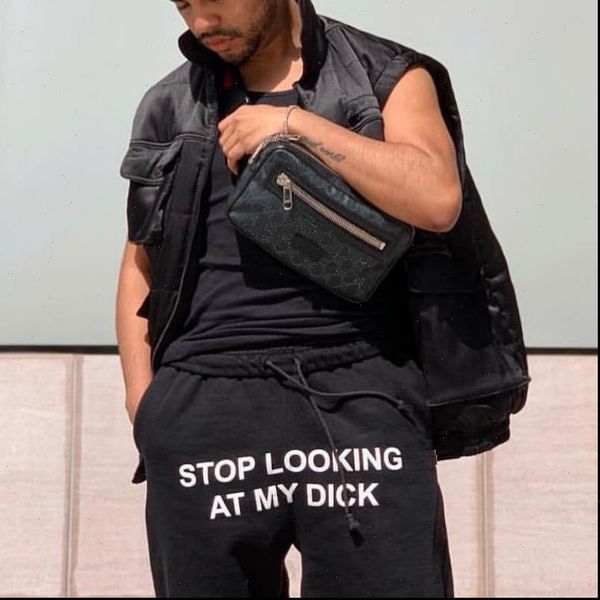 

slooking women capris at my dick sweatpants men couples joggers high waist black cargo trouser casual hip hop, Black;white