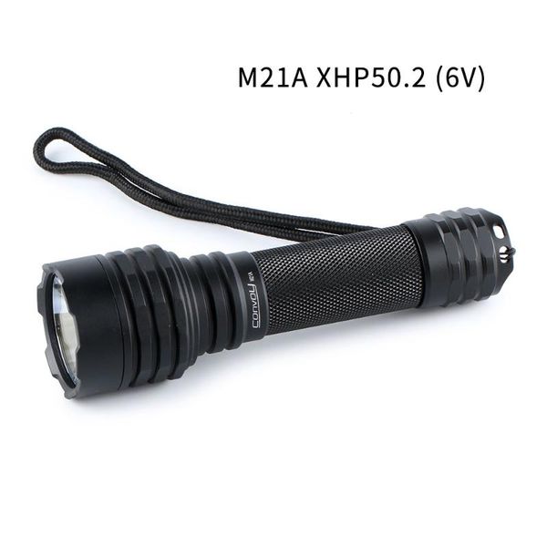 

flashlights torches convoy m21a 6v xhp50.2, 21700 ,torch, 12 groups,orange peel