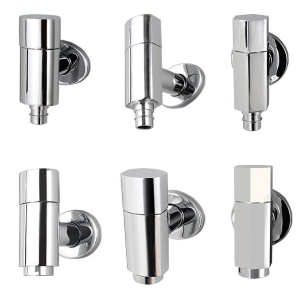 

single cold faucet wall mount washing machine mop outdoor balcony brass chrome water tap laundry bibcock taps bathroom sink faucets