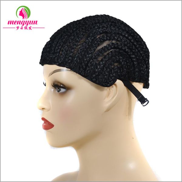 

hat chemical fiber dirty braided cover wig hair net, Black