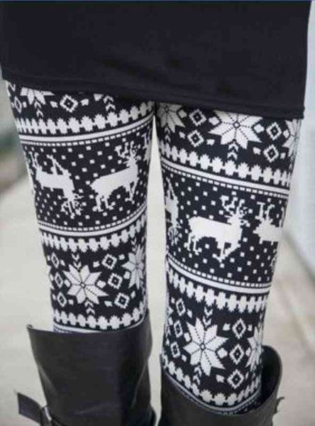 

Marketing Good Quality Fashion Women Lady Elasticity Skinny Tribal Printed Leggings Drop Polainas Stretchy 080, Black