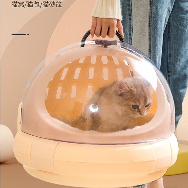 

box air panoramic portable breathable out of space capsule cat nest pet bag