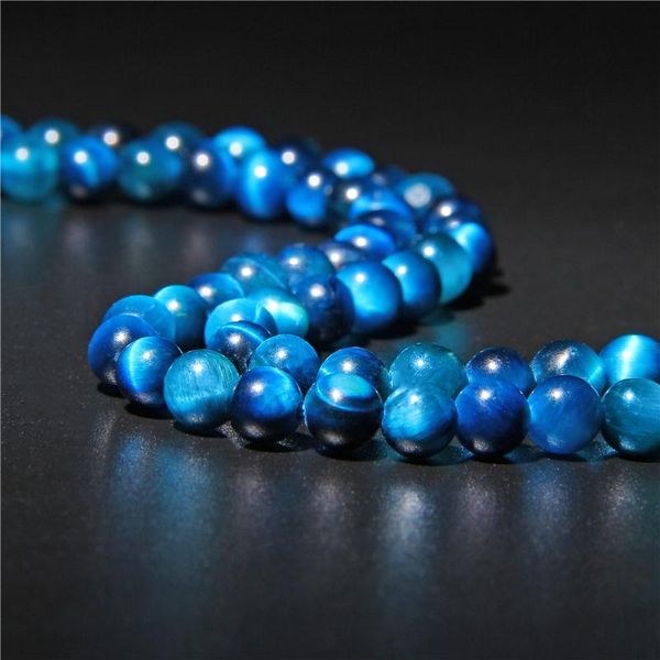 

other sapphires blue tiger eye round beads natural stone for jewelry making 15inch pick size 6.8.10.12mm bracelet gems