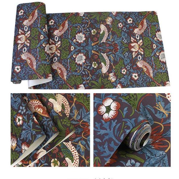

peel and stick flower wallpaper idyllic bird chinese designed for wall bedroom home decoration wallpapers