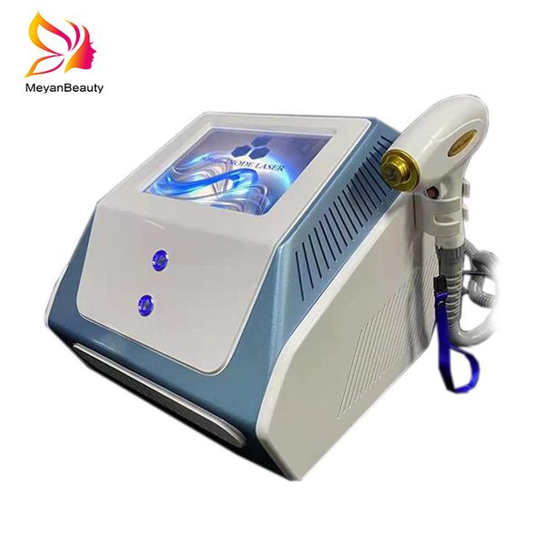 Uso de salão de beleza Máquina de depilação a laser de diodo profissional 755nm 808nm 1064nm Adequado para todos os tons de pele