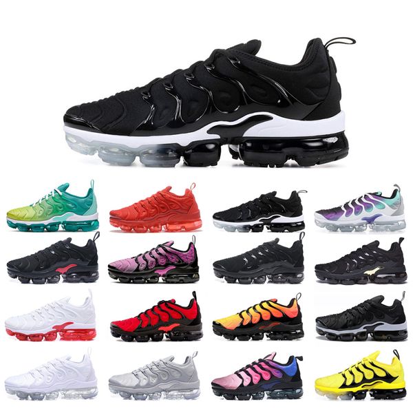 

tn plus running shoes man woman triple white sunset lemon lime red black red shark tooth aurora green blue fury cool grey hyper bumblebee si