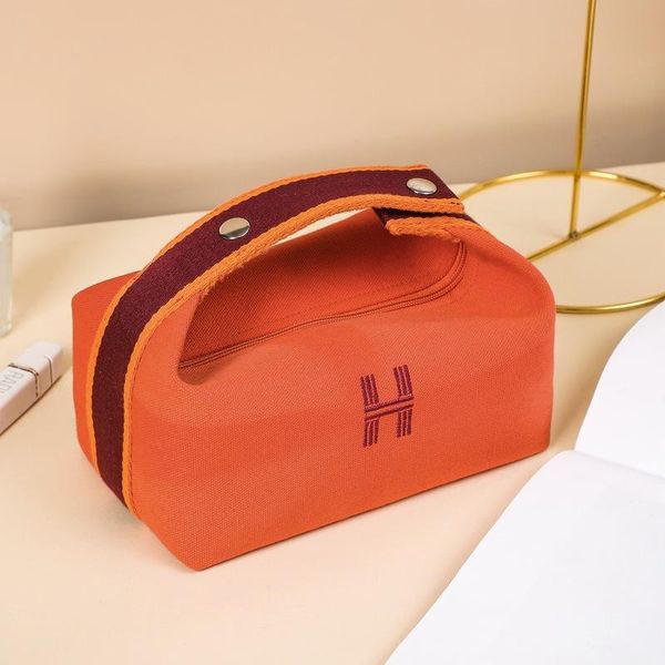 

cosmetic bags & cases simple waterproof canvas makeup pouch fashion 2021 bag women organizer toiletry travel cosmetics