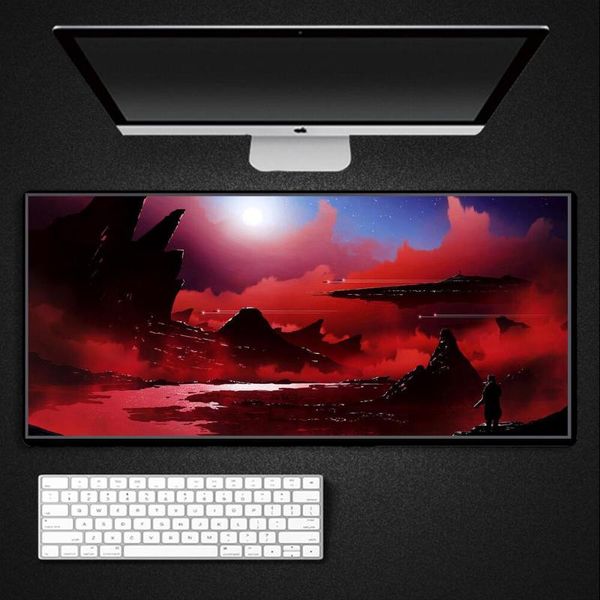

mouse pads & wrist rests fashion art scenery anime pc carpet pad mats gamer gaming accessories desk mat mousepad ergonomic rest