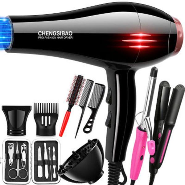 

professional 1200w hair dryer strong power barber salon styling tools /cold air blow 2 speed adjustment electric brushes