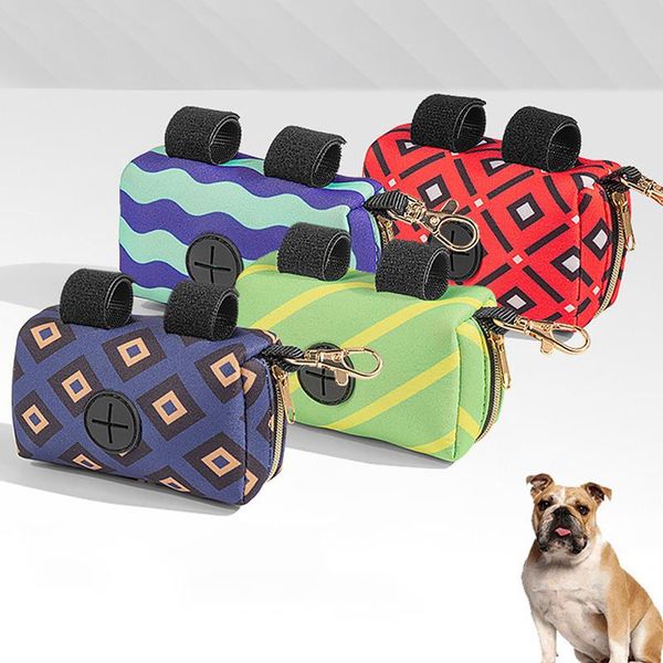 

dog travel & outdoors portable poop biodegradable bag pets supplies garbage bags dispenser pouch pet puppy cat pick up holder