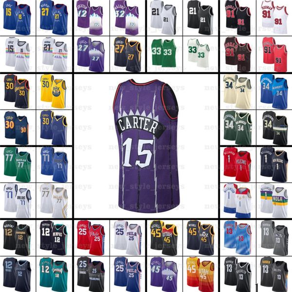 

kevin kyrie harden durant irving butler s1 basketball jerseys booker dwyane ja luka morant doncic wade kawhi leonard george luka joel doncic, Black;red