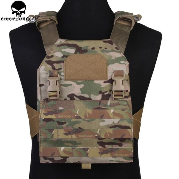 

hunting jackets emersongear apc armadillo plate carrier ballistic tactical vest 500d back panel combat gear, Camo;black