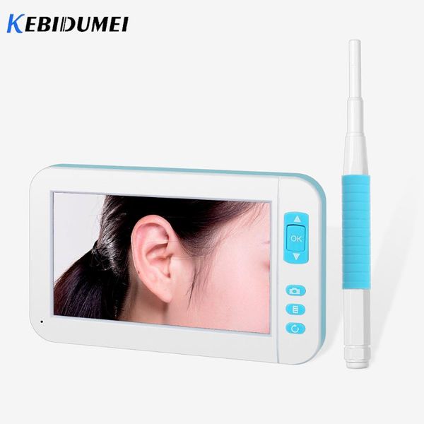 

otoscope hd screen 3.9mm len 1080p diagnostic kit ear spoon cleaning mini protector picker tool health care ip cameras