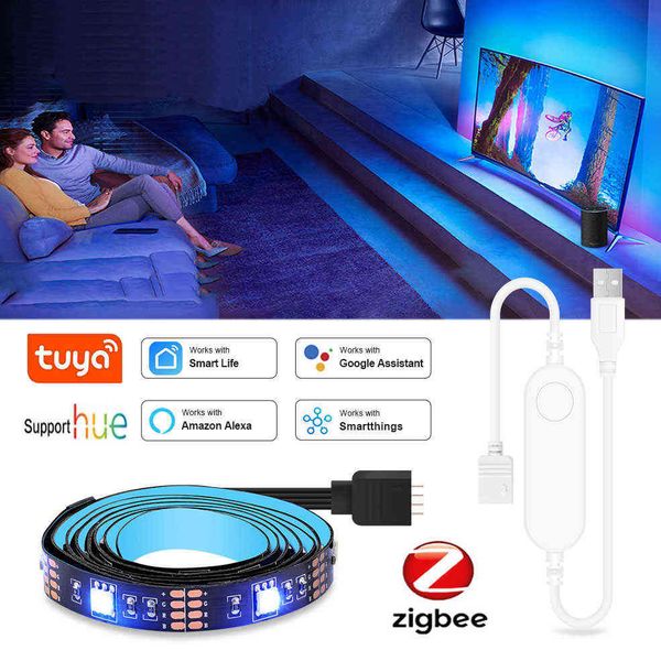 

smart zigbee usb led lights tuya wifi rgb led stri
