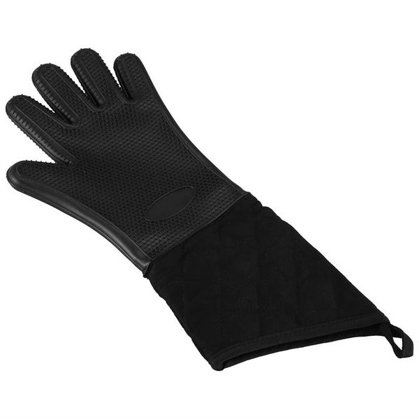 

disposable gloves 1pc food grade heat resistant silicone kitchen barbecue oven glove cooking bbq grill mibaking