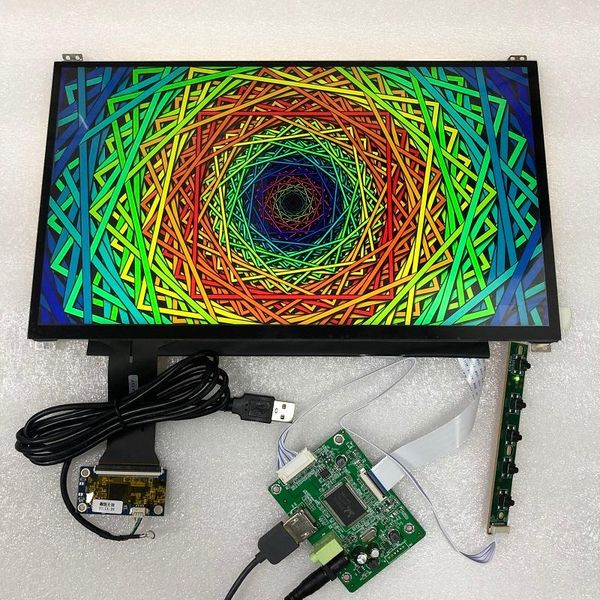 

monitors 13.3 inch display capacitive touch module kit1920x1080 ips lcd car raspberry pi 3 10 point monitor