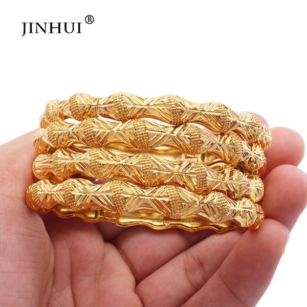 

bangle dubai luxury 18k gold plated charms bracelet making wedding gifts party jewelry wholesale can open bangles for women, Black