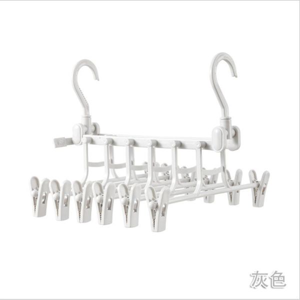 

8-in-1 universal plastic drying racks folding magic space saver saving hanger rack closet clothes coat organizer hangers &