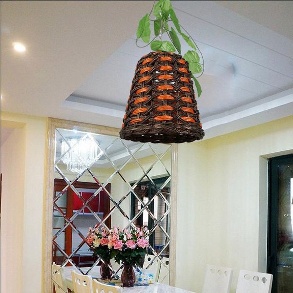 

chandeliers nordic restaurant fish line led woven tengyi ball lamp is suitable for kitchen, shopping mall and home decoration lighting