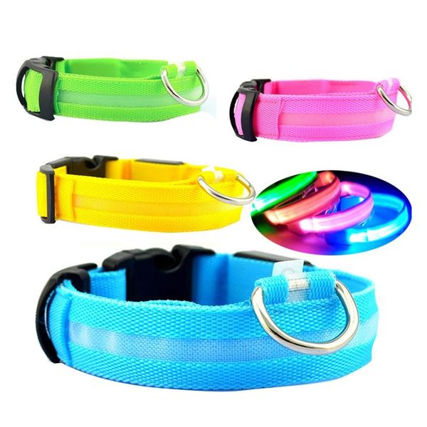 

dog collars & leashes collar creative led pet luminous safety puppy anti-lost levert glow necklace