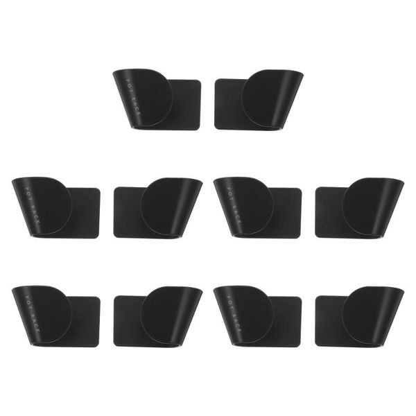 

kitchen storage & organization 5 pairs pot lid racks punch-(dark green)