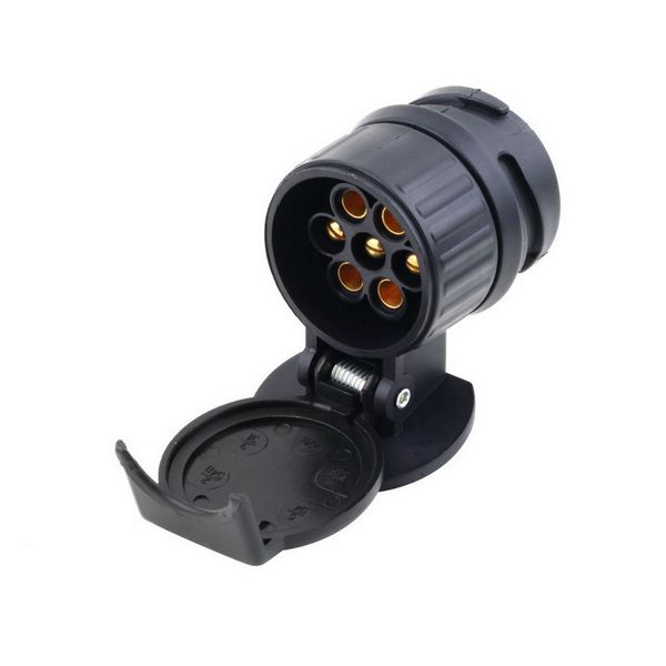 

car truck trailer connector 12v 13 to 7 pins plug adapter electrical converter 13p to 7p 7pin 13 pin free