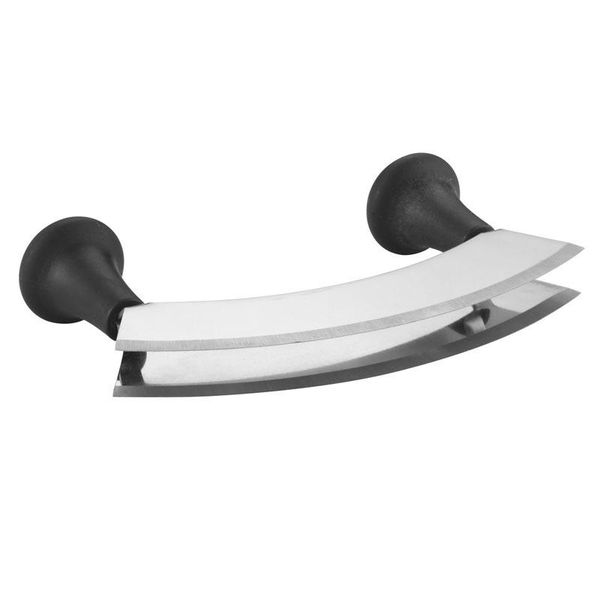 

double-sided stainless steel chopper cutlery with plastic handle thickening restaurant kitchen tools storage bags