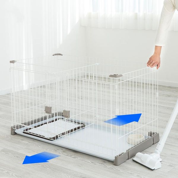 

kennels & pens dog cage small medium square tube teddy golden hair samo