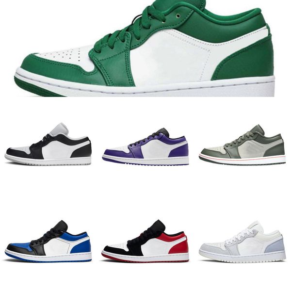 

1s basketball shoes jumpman 1 pine green black men women sports sneakers galaxy court purple shattered backboard obsidian trainert5byzgt4
