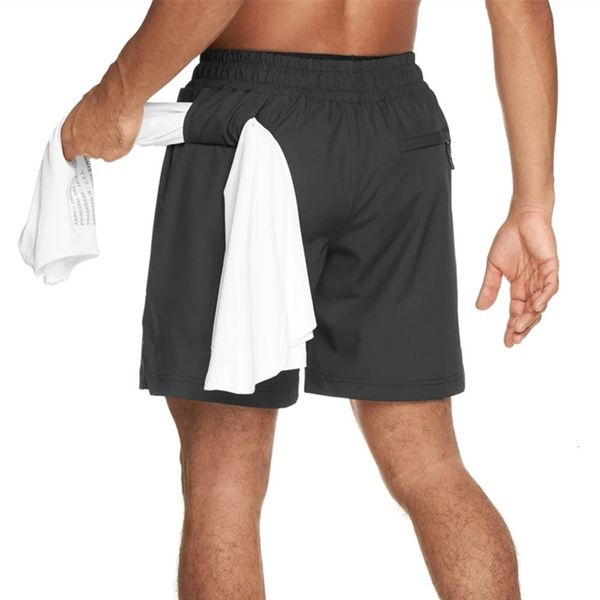 

Men's Shorts Running Sport Men Summer Casual Quick Dry Short Pants Gym Fitness Workout Training Bermuda Male Beach Bottoms 7F9J, White;black