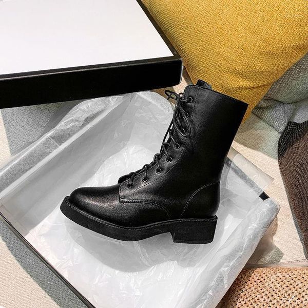 

boots white 2021 autumn and winter slim joker fashion side zipper handsome strap women shoes1, Black