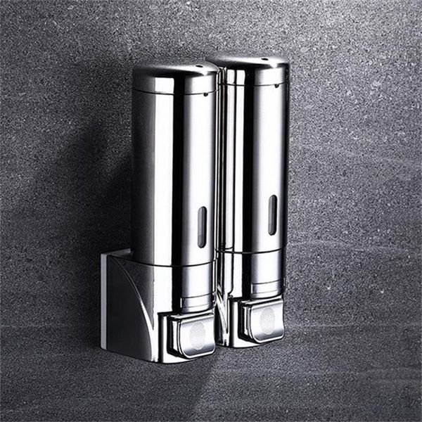 

liquid soap dispenser wall mounted bathroom el shampoo container stainless steel hand bottle