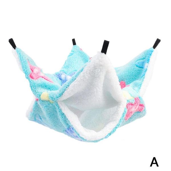 

small animal supplies squirrel honey bag coral fleece warm double layer hammock pet winter cotton hanging nest hamster