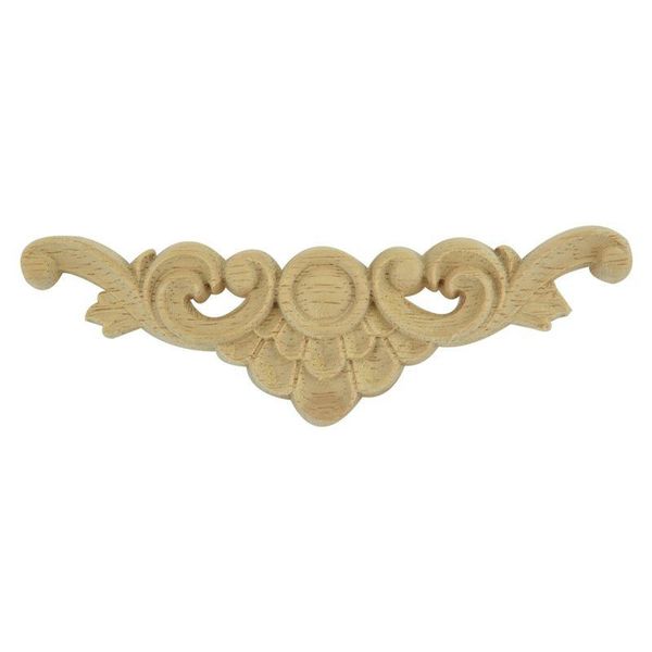 

hanging baskets 1x rubber wood carved applique retro furniture craft decor 13*4cm