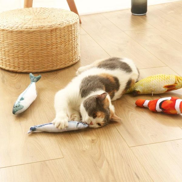 

cat toys pet products simulation toy fish interactive pillow