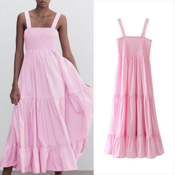 

za summer camisole slash neck women dress backless party vestido elegant girls a line causal outfits, Black;gray
