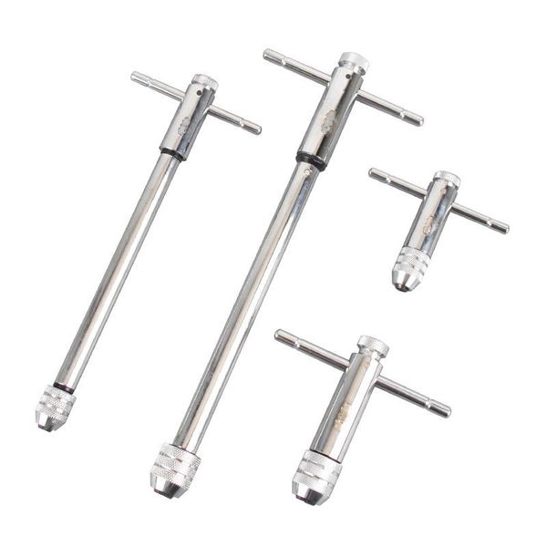 

hand tools 4 pcs m3-m8 m5-m12 adjustable ratchet tap holder wrench set