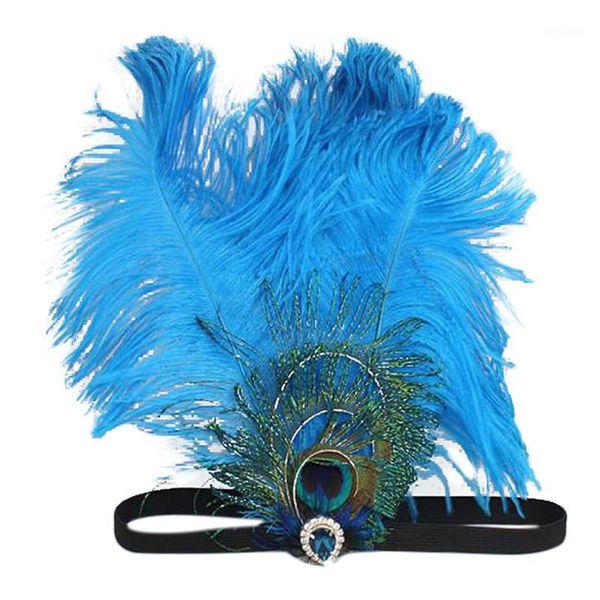 

feather headdress brazil ostrich headband headpiece carnival halloween1