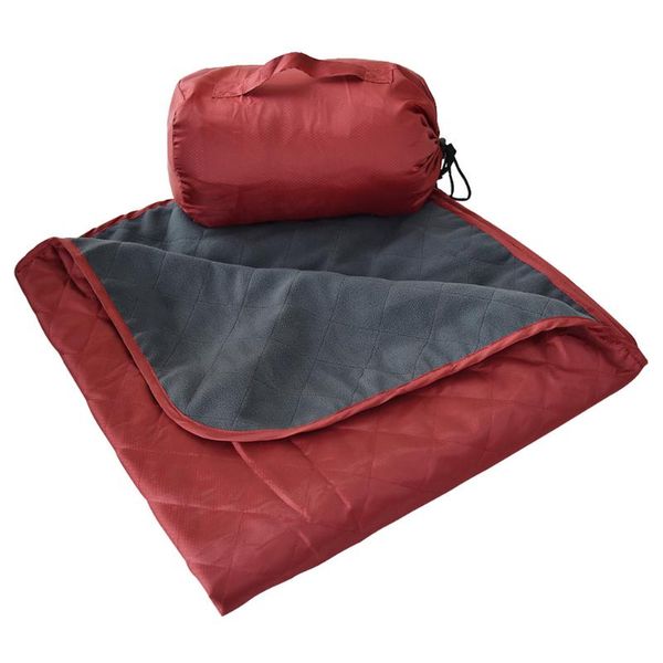 

outdoor pads comfortable warm fleece blanket waterproof picnic mat portable camping