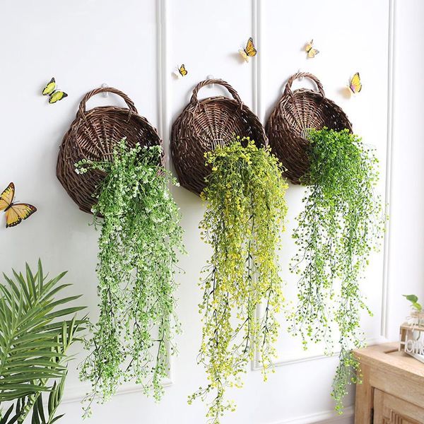 

decorative flowers & wreaths artificial fake silk flower vine hanging garland plant home garden wedding decor arch shop venue diy decoration
